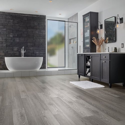SolidTech floors in a large bathroom