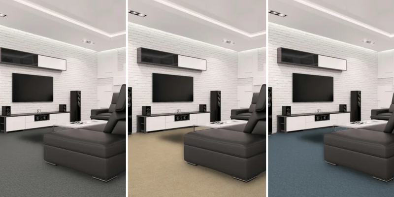 Basements are the ideal location for home theatres due to the lack of light interference and isolation from the rest of the home.