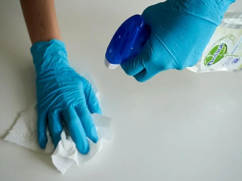 Clean Dirty Grout on Floor Tiles